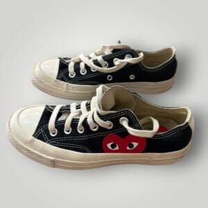 COMME DES GARCONS PLAY CONVERSE All Star Low Top Sneakers Unisex US7